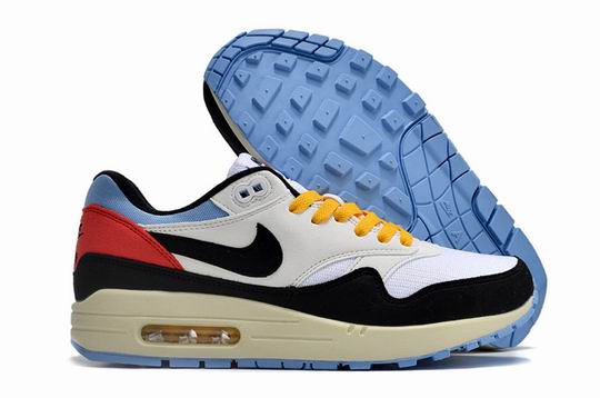 Nike Air Max 1 Black White Yellow Red Blue Men's Size 40-45 Shoes-37 - Click Image to Close